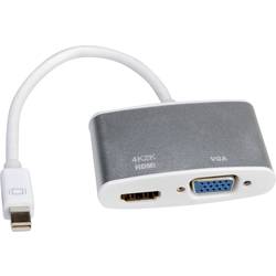 ROLINE 4K MiniDP - HDMI/VGA Adapterkabel, MiniDP ST - HDMI/VGA BU, Aktiv 12.03.3161