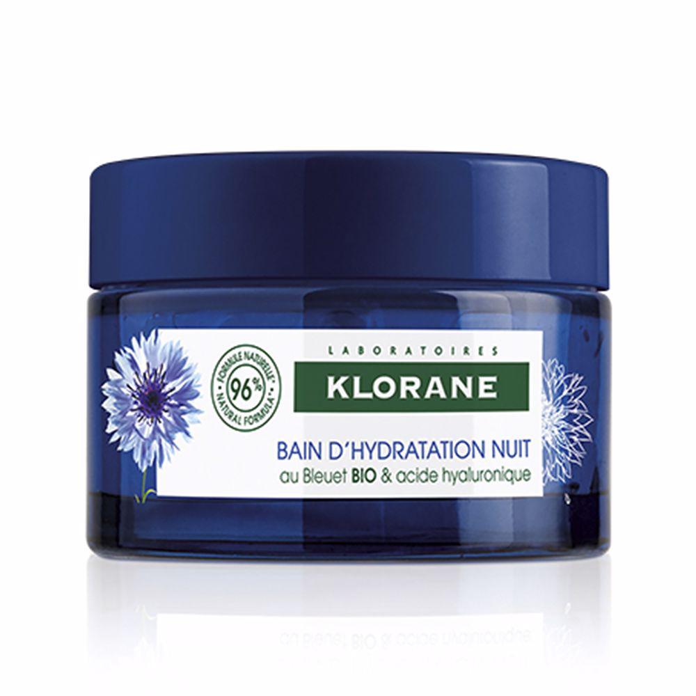 Bio-kornblume &amp Hyaluronsäure Nacht-feuchtigkeitsbad 50 ml