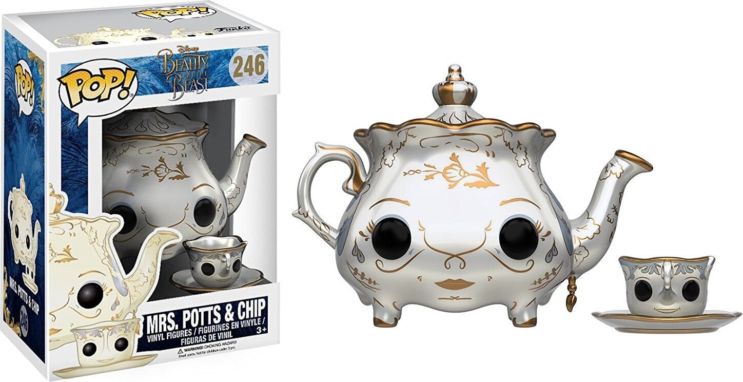 Funko Pop! Disney Belle en het Beest Mevrouw Potts & Chip