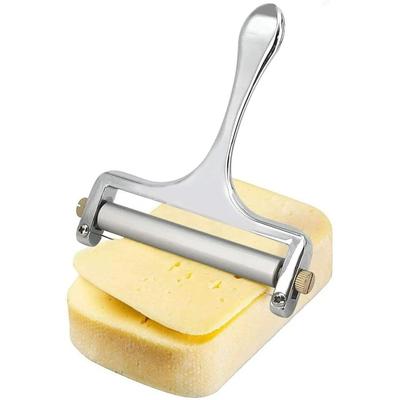 Adjustable Stainless Steel Wire Cheese Slicer For Even, Effortless Slices Adjustable Stainless Steel Wire Cheese Slicer For Even, Effortless Slices