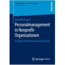 Personalmanagement in Nonprofit-Organisationen, Fachbücher von Benedikt Englert