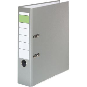 Falken Ordner 10077949, PP, A4, 8cm, Kunststoffordner, grau