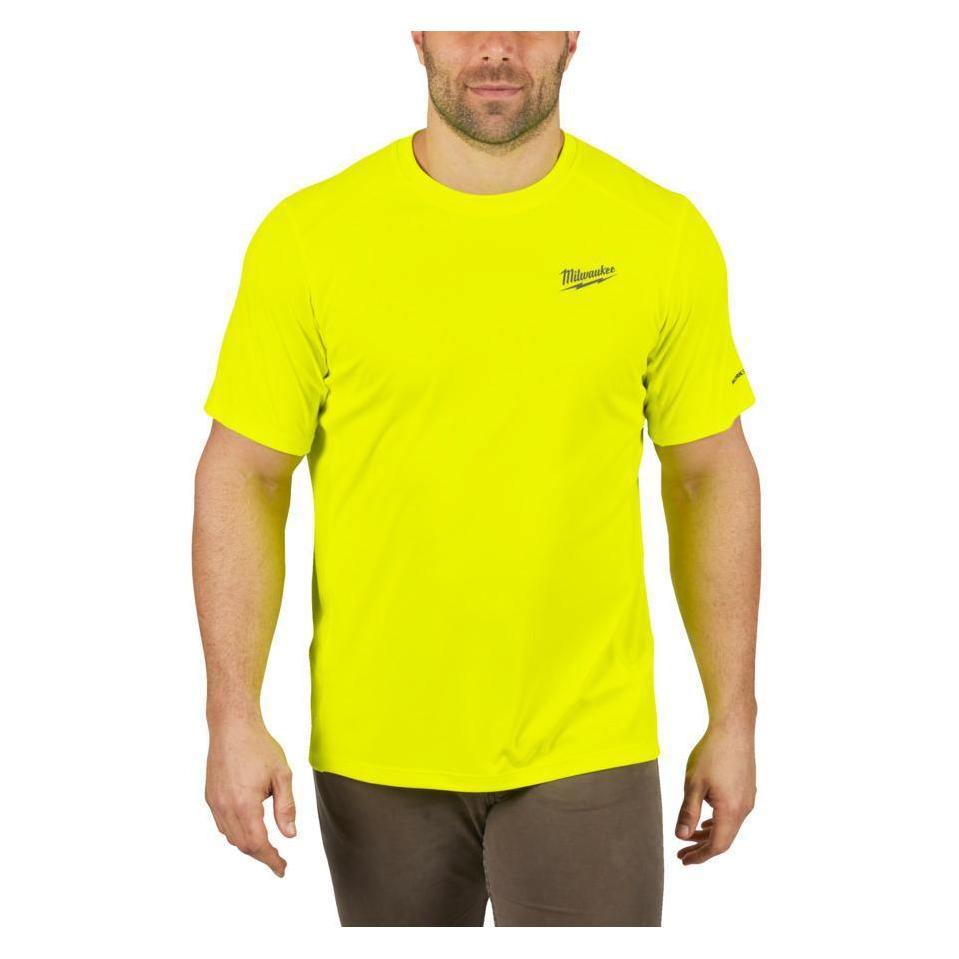 GCS Kurzärmeliges Arbeits-T-Shirt Hell - Gelb Wwssyl-M (M) (986232)