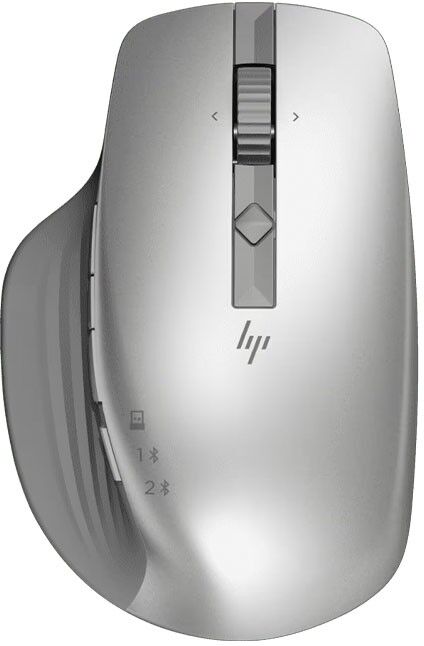 HP 930 Creator Kabellose Maus mit 7 programmierbaren Tasten, 3000 DPI, Silber