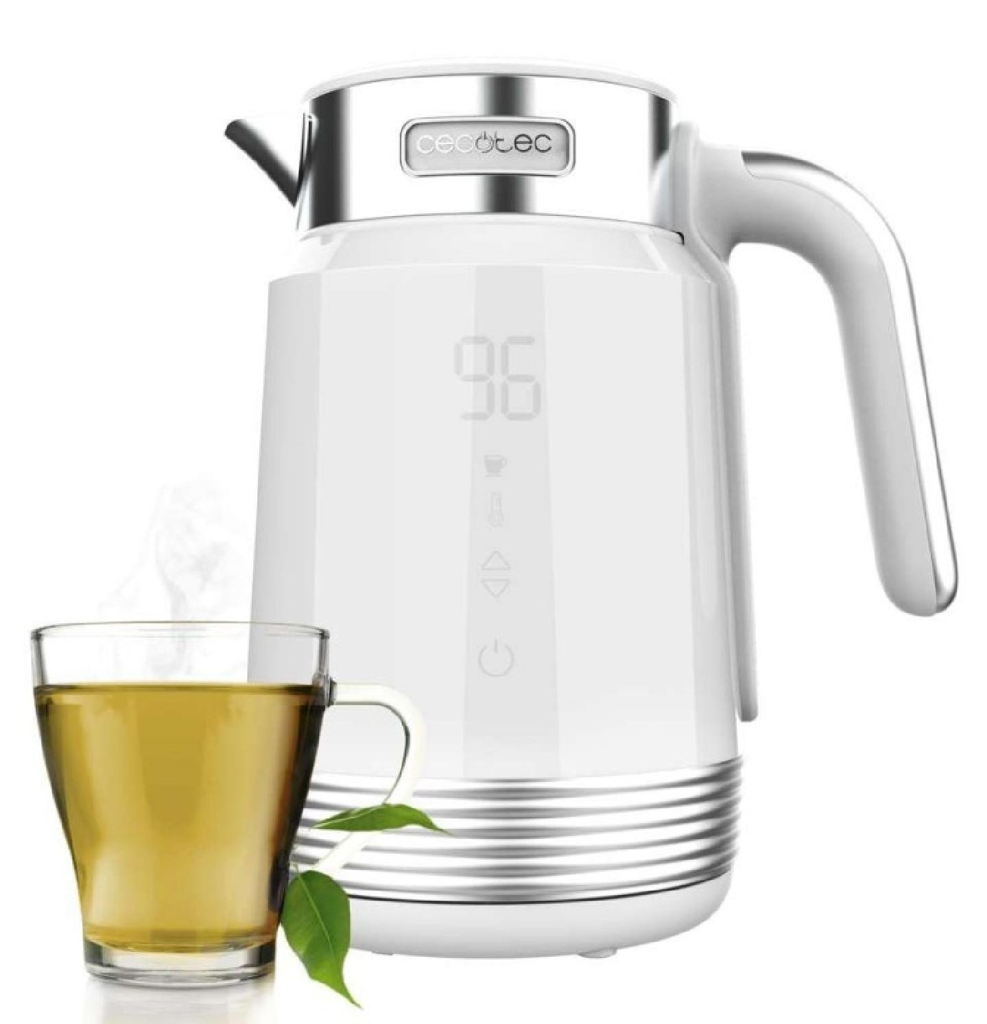 Cecotec ThermoSense 600 Touch witte elektrische waterkoker