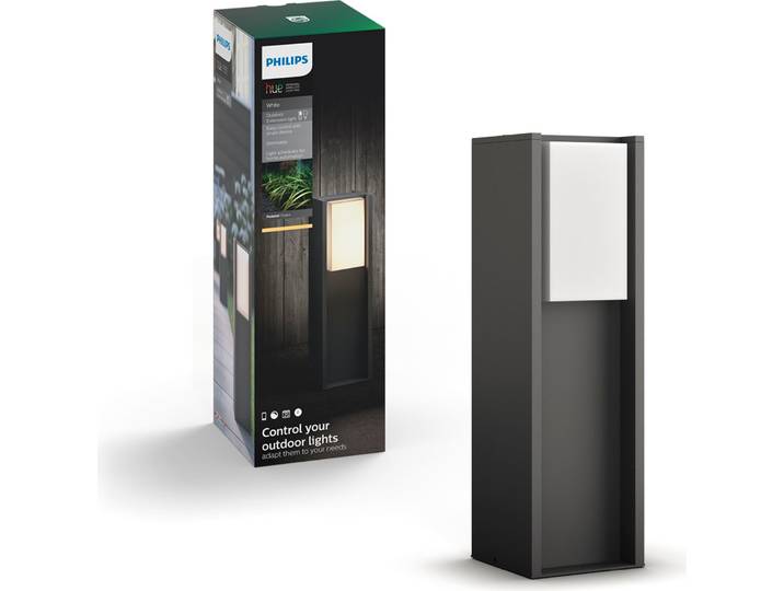 Philips Hue White ambiance Outdoor Turaco Pedestal Anthracite Nouveau