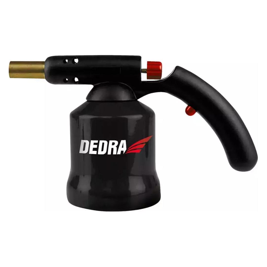 Dedra Flüssiggas-Blaslampe mit PIEZO, Metall, 2,7 kW, 208 g/h (Lötlampe) (31A020)