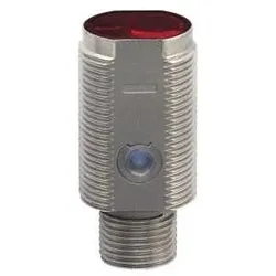 RS PRO zylindrisch Optischer Sensor, Diffus, Berei (Sensor), Schalter + Taster