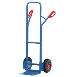 Sackkarre B1325L, Luftreifen, Tragkraft 300kg - blau