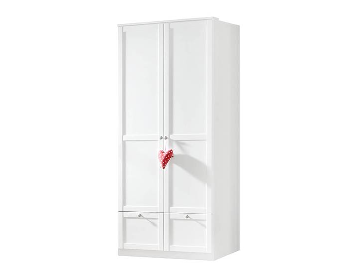 Kleiderschrank Filou II 90 x 198 x 58cm Weiß