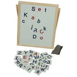 3Toysm Klappbare Magnettafel mit dem Alphabet