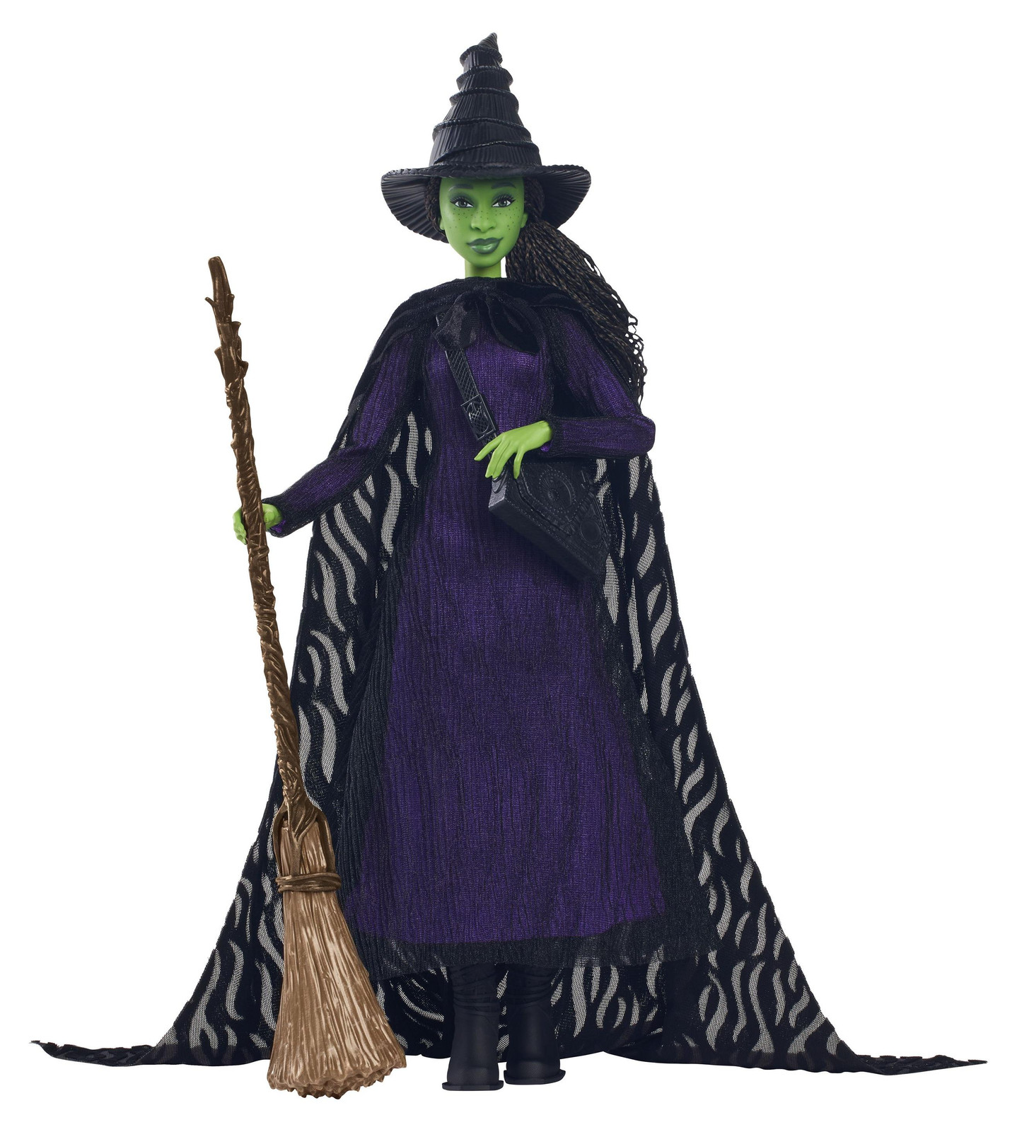 Mattel Wicked Elphaba Deluxe-modepop met gevlochten haar