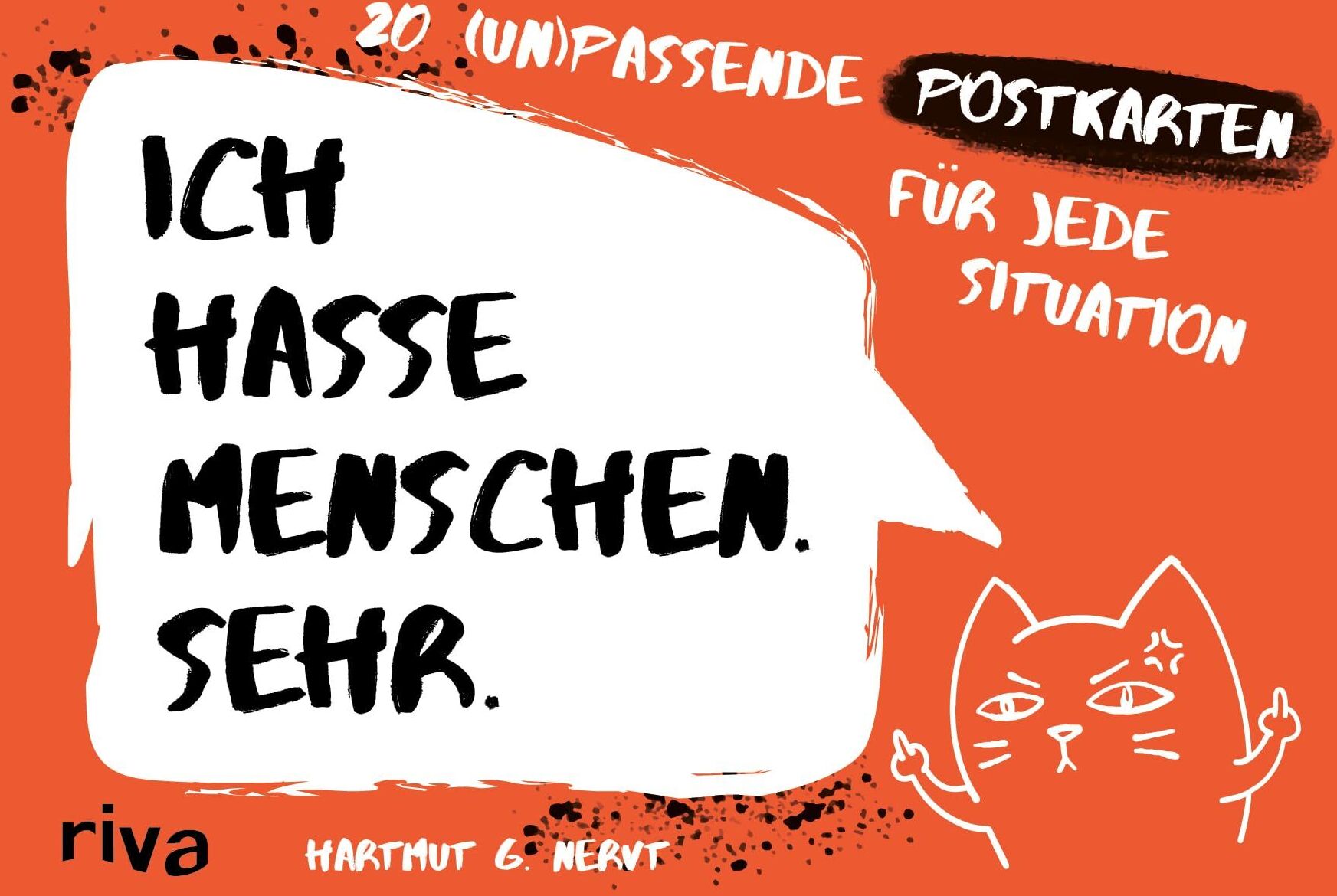Nervt, Hartmut G. - Ich hasse Menschen. Sehr. - 20 (un)passende Postkarten für jede Situation - Preis vom 17.10.2026 19:25:27 h