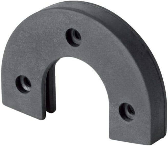 Geberit Sous-couche d'isolation acoustique avec raccord femelle Rp 1/2, noir, EPDM (601802001)
