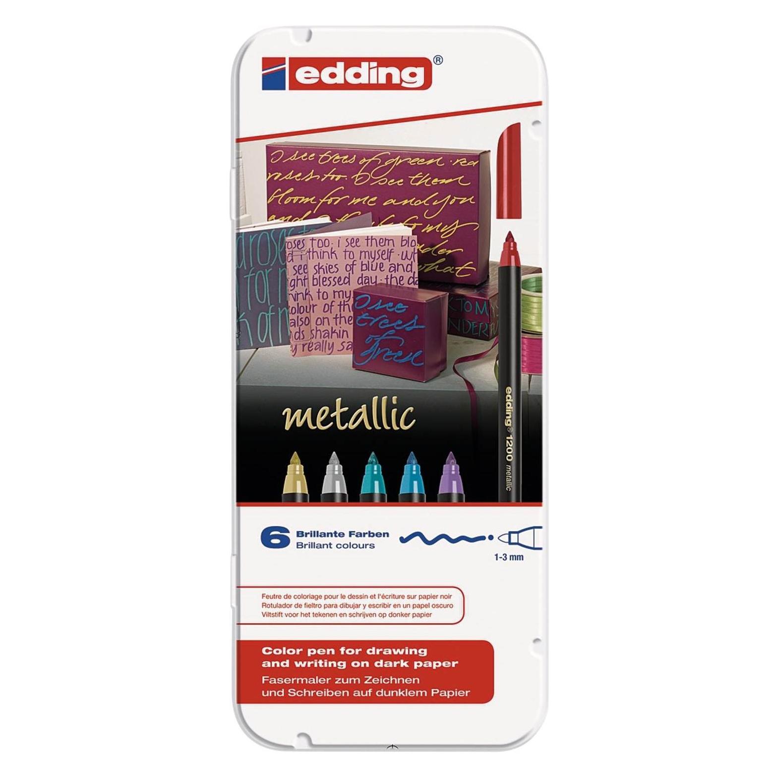 Edding Fasermaler 1200 6er-Set (6x) (001720)