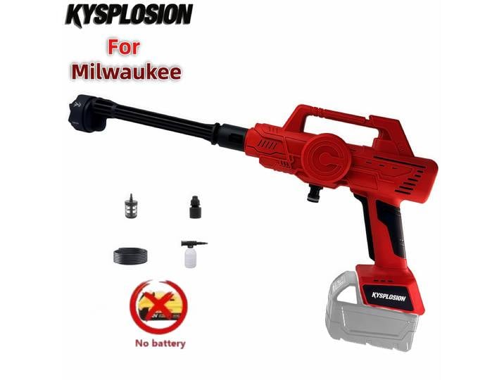 Nettoyeur haute pression portable, pistolet de lavage haute pression pour batterie Milwaukee M18, pulvérisateur de jardin et de voiture, outil de haute performance