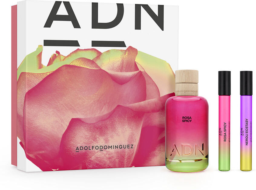 Adolfo Dominguez Adn Rosa Spicy Estuche 3 pz