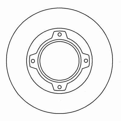 A.B.S. Bremsscheibe 16011 voll 226mm 10mm für Subaru