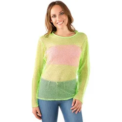 Netzshirt, neongrün