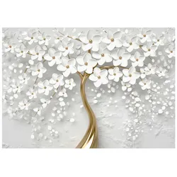 FOTOTAPETE 3D Effekt Blumen Vliestapete 200x140