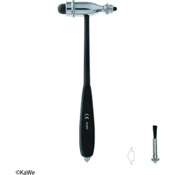 Reflexhammer nach Troemner, schwer mit kpl. schwarzem Kunststoffgriff