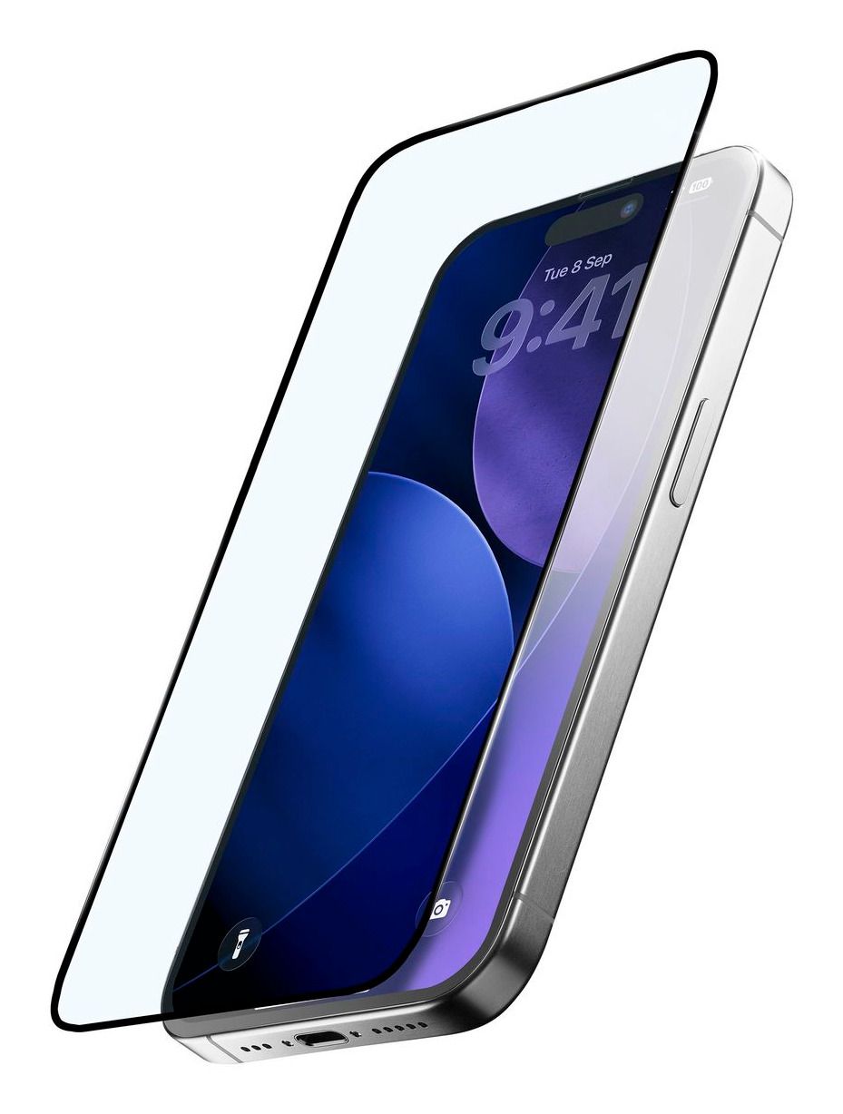 Cellular Line Klare Bildschirmschutzfolie gehärtetes Glas für Apple iPhone 18 Pro Max Schlagfest, Kratzresistent Antireflex Xtreme Glass 61587