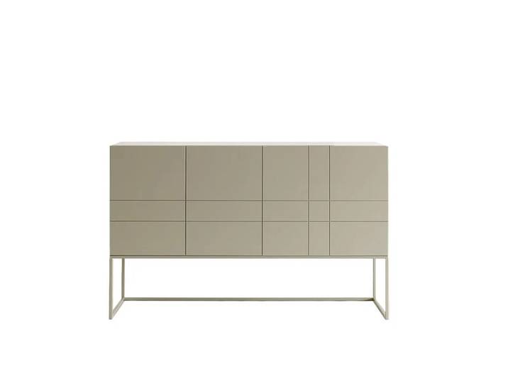 Asplund Kilt Light 137 table d appoint dark sand, 3 portes'