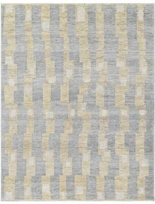 "Kalaty One-of-a-Kind Hand-Knotted Skyline Mosaic Wool Area Rug - 8'1"" x 9'10"""