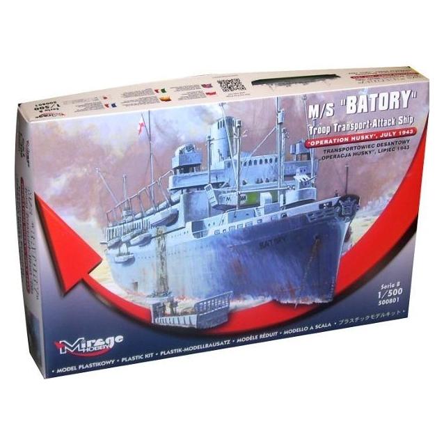 Mirage Hobby M/S Batory Troop Transporter-Attack Ship (500801)