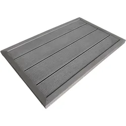 myPOOL Outdoorbodenelement aus WPC als Untergrund für Solarduschen LxBxH 101 x 63 x 5,5 cm