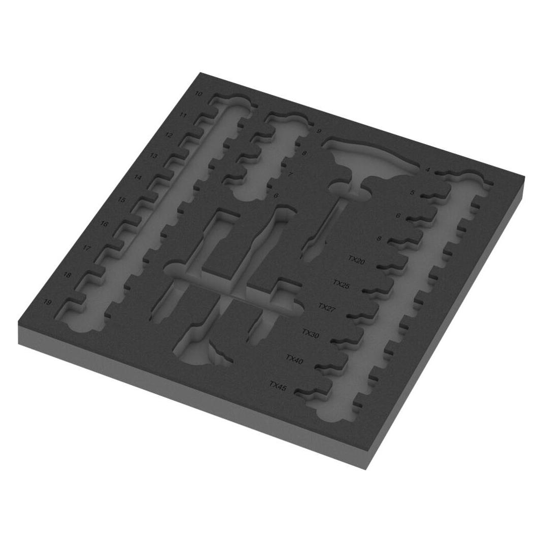 Wera Schaumstoffeinlage 8007 B Zyklop VDE Set 1 leer 9826 (05137326001)