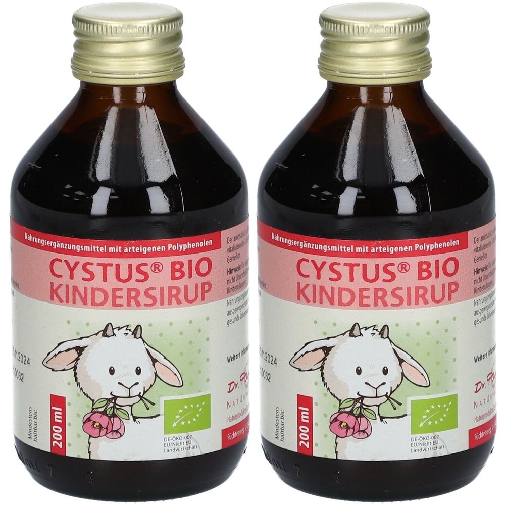 2x Cystus Bio Kindersirup 2x200 ml Sirup