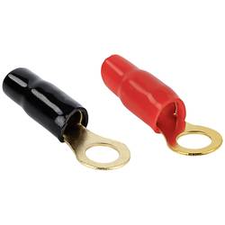 ACV Car HiFi Ringkabelschuh 2er Set 20 mm² 8.40 mm Schwarz, Rot 30.4700-20
