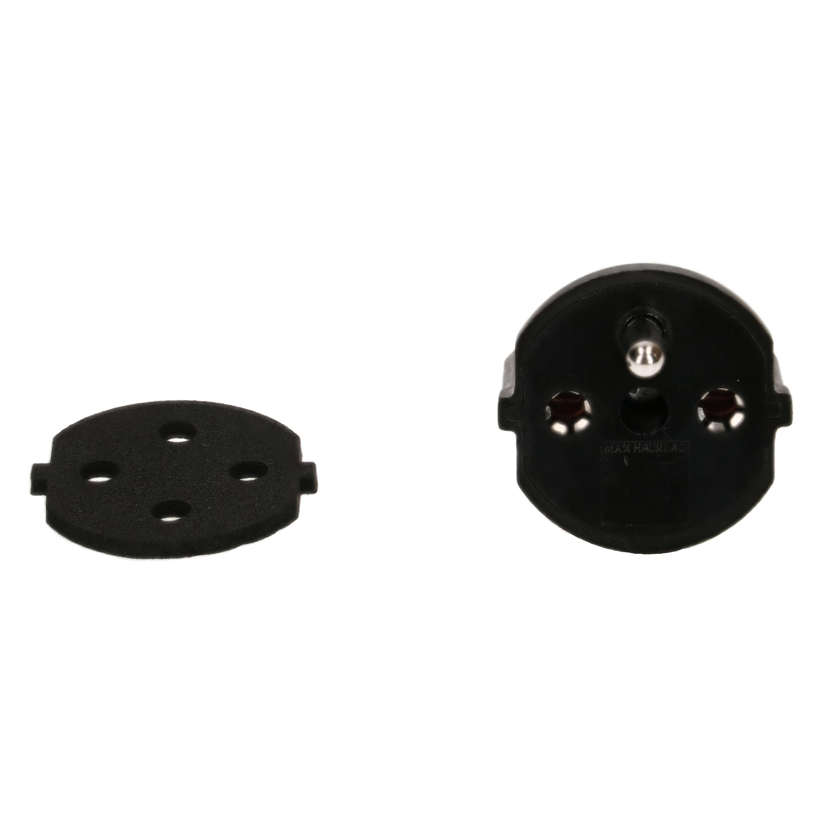 Max Hauri Fixadapter Kupplung Schuko (CEE 7/7) (135805)