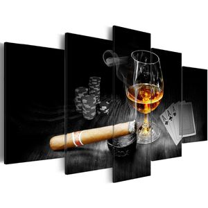 Artgeist Wandbild Dark Secrets, Leinwand, mehrteilig, 200 x 100 cm