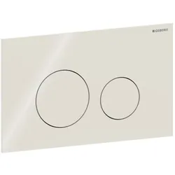 Geberit Sigma40 Betätigungsplatte 115628JL1 Round, sandgrau, für 2-Mengen-Spülung