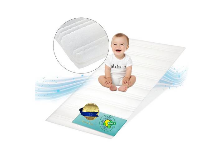 Babymatratze Kindermatratze – Wasserdicht, Hautfreundlich & Terry-Bezug für Babys, Best for Kids, 14 cm hoch, (Matratze, Einzelprodukt), Wasserdicht, atmungsaktiv, biokompatibel, schwer entflammbar