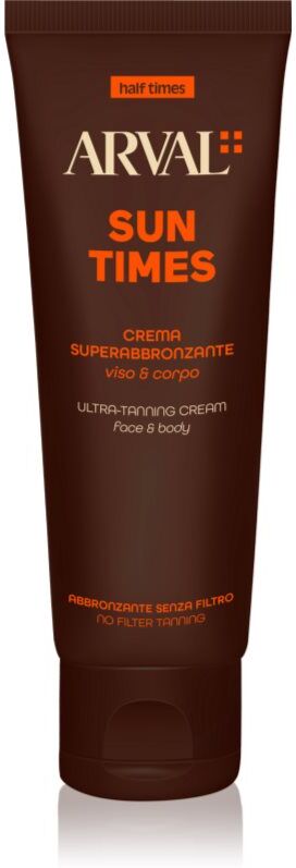 Arval Half Times Ultra-Tanning Cream crème pour un bronzage intense 150 ml