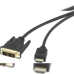 Renkforce HDMI zu DVI 18+1pol. Anschlusskabel 5 m