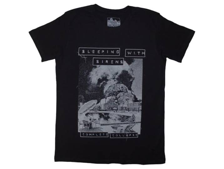 Sleeping With Sirens Complete Collapse T Shirt L