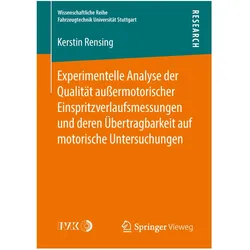 Rensing:Experimentelle Analyse der Qual, Fachbücher von Kerstin Rensing