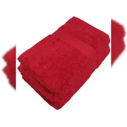Miamar® Handtuch Handtücher Saunatuch Saunatücher 2er Set 80 x 200 Bordeaux