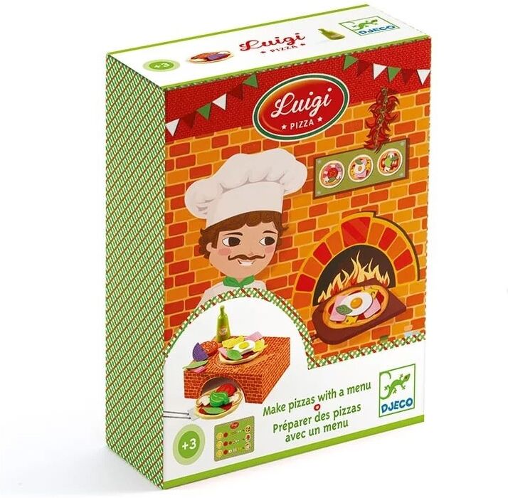 Luigi pizza : Préparer des pizzas avec un menu - Djeco