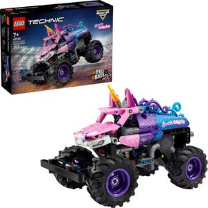 LEGO Technic 42220 Monster Jam Sparkle Smash mit Rückziehmotor, ab 7 Jahre, 243 Teile