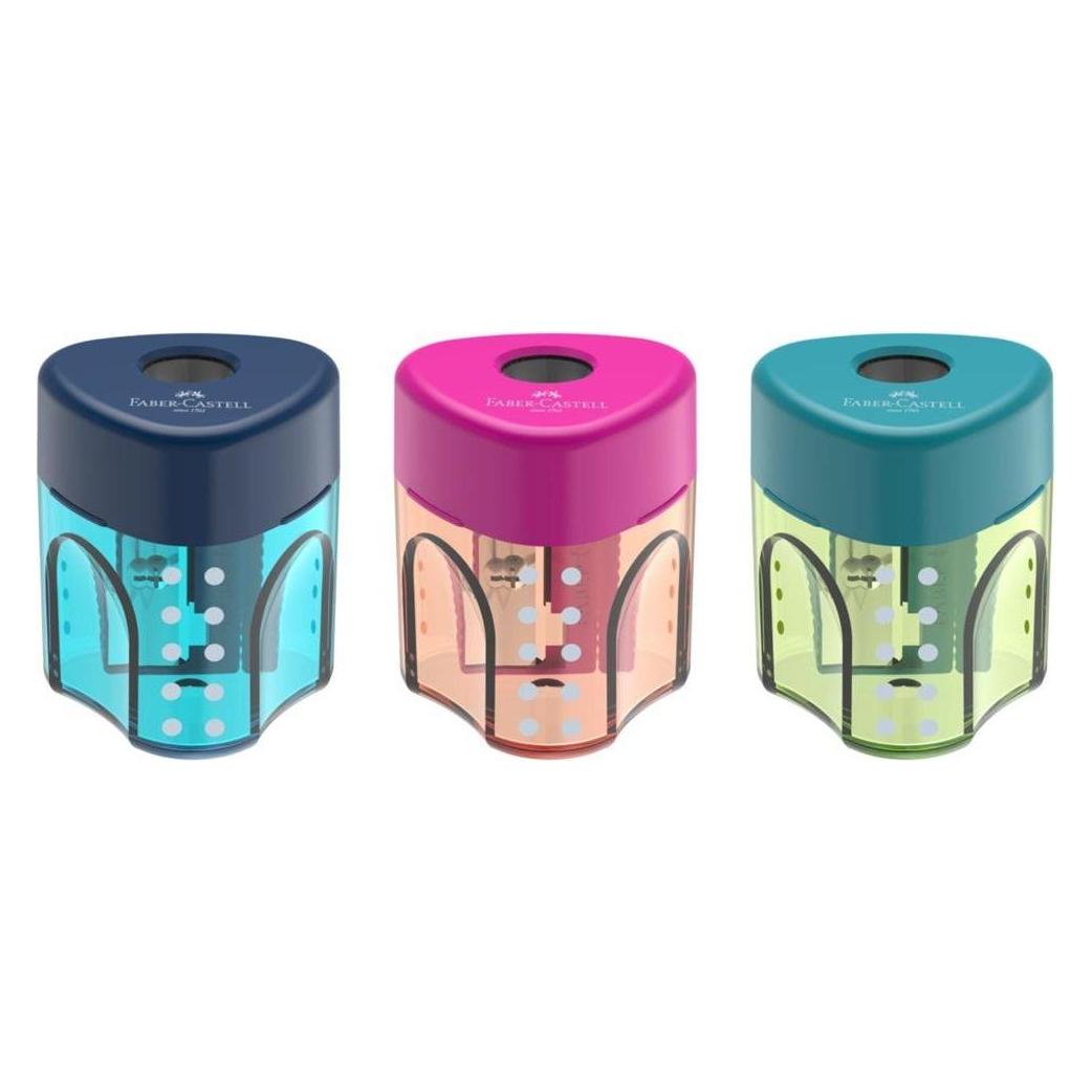 Faber-Castell Auto Grip Mini-Spitzer, gemischte Farben (41958801)