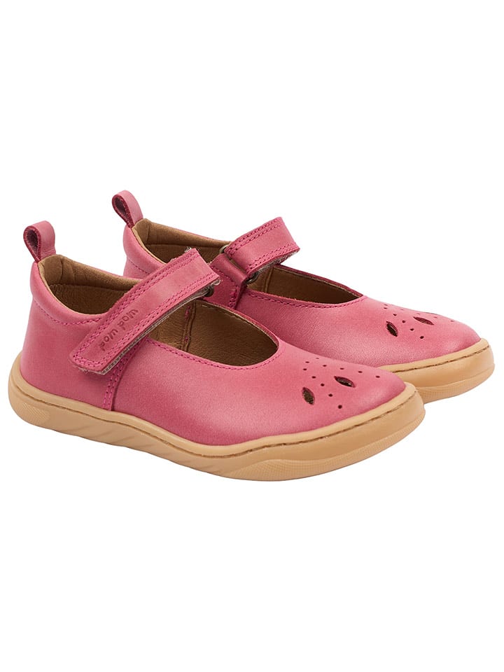 POM POM Leder-Barfußschuhe in Pink - 26