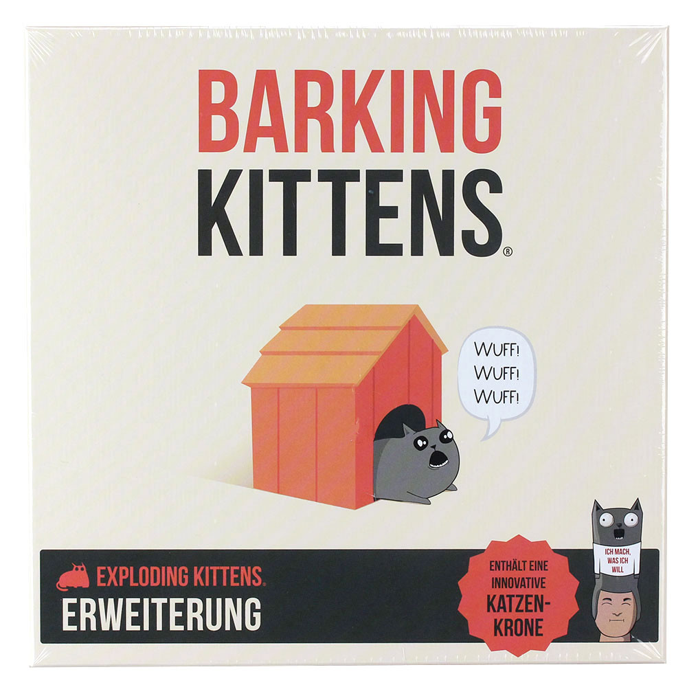 Asmodee Exploding Kittens - Barking Kittens uitbreiding 3 (Duits)