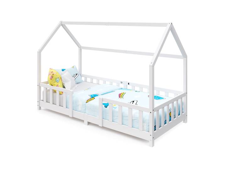 Kinderbett MAISON 90 x 200 cm weiss