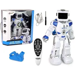 Lean Toys Intelligenter interaktiver wasserbetriebener Roboter! Ferngesteuert! Wasser-Alien-Roboter