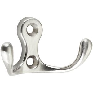 SO-TECH Garderobenhaken Mareen, 123727, edelstahloptik, Doppelhaken aus Metall
